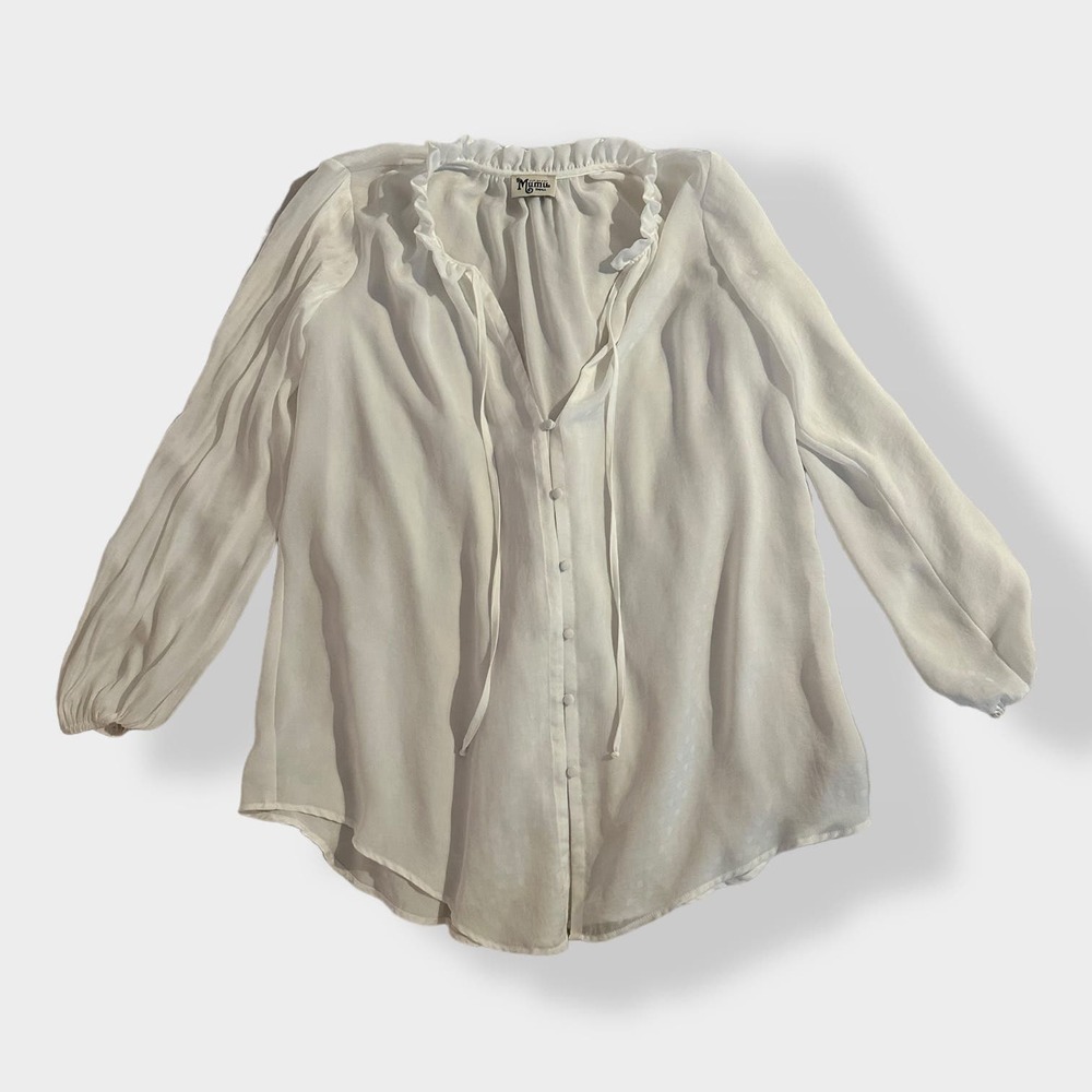 Show Me Your Mumu Alicia Tunic Wild Cheetah White Size S